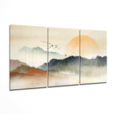 Sunset Glass Art.